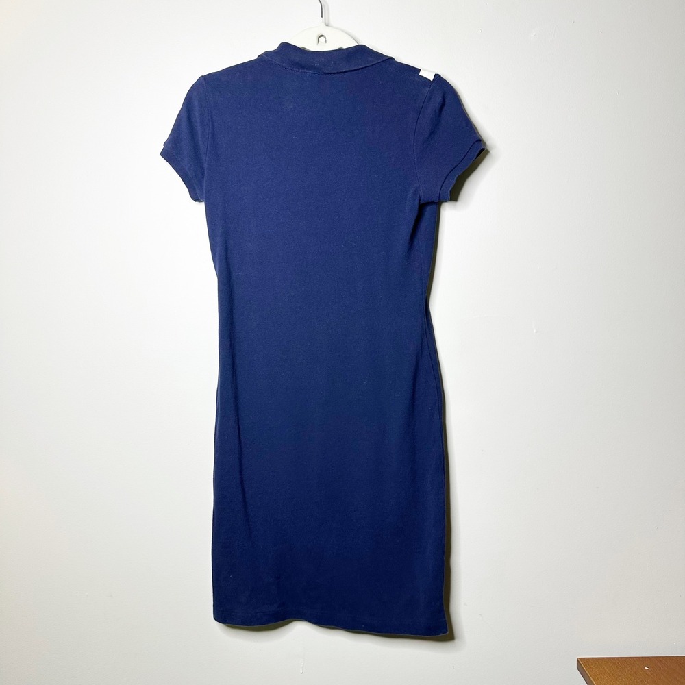 Ralph Lauren Sport Polo Dress Size Small Navy Blue Excellent Big Pony Stripe Y2K - Picture 5 of 5
